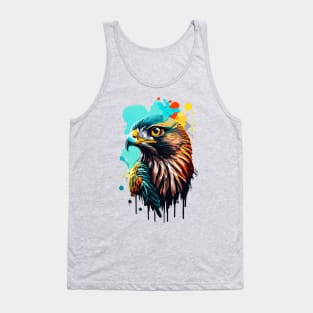 Falcon Colourful - Cute Falcon Bird Tank Top